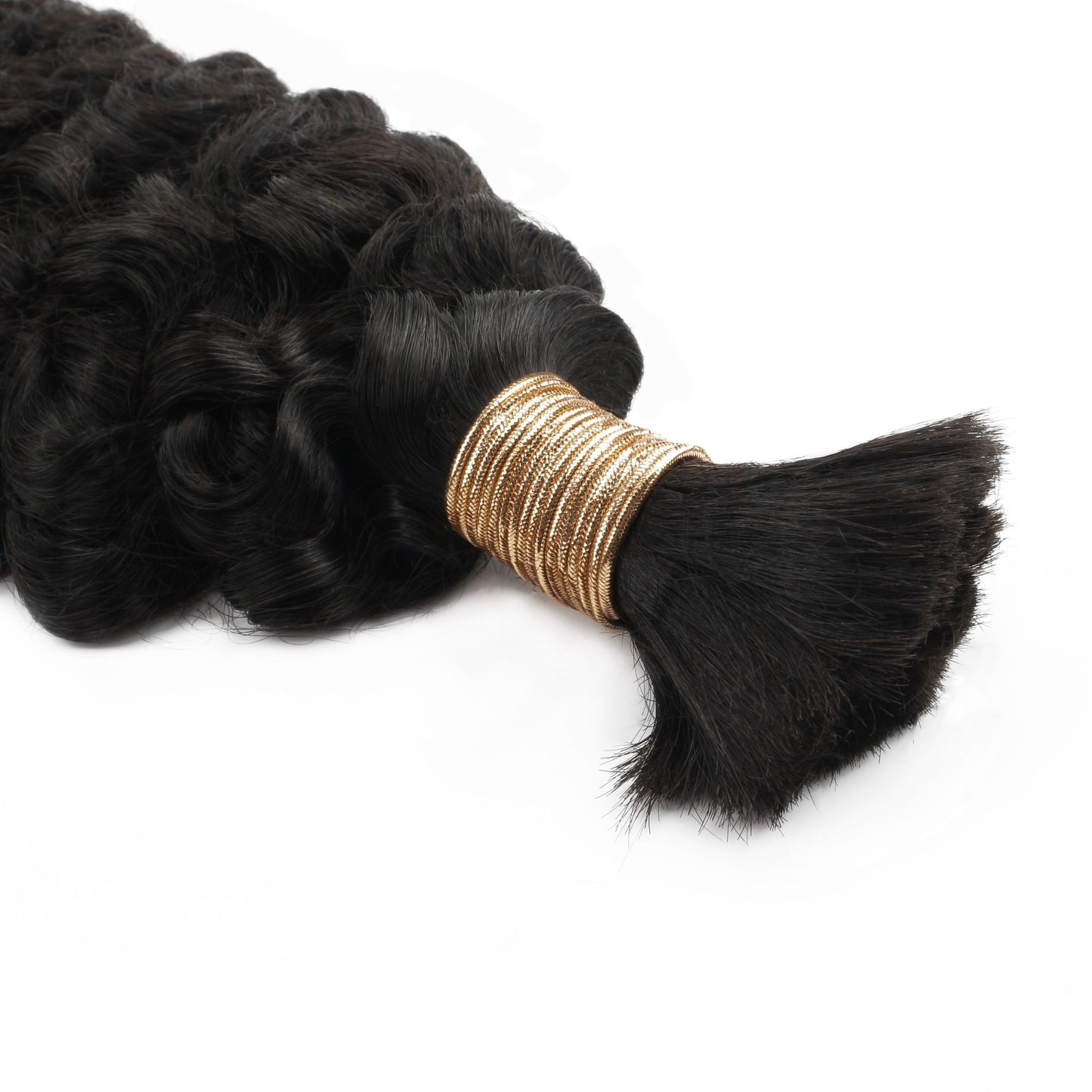 Luxe Premium Burmese Curly Bulk Hair for Braiding