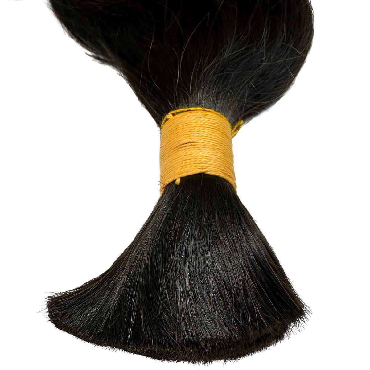 Luxe Raw Indian Wavy Bulk Hair for Braiding